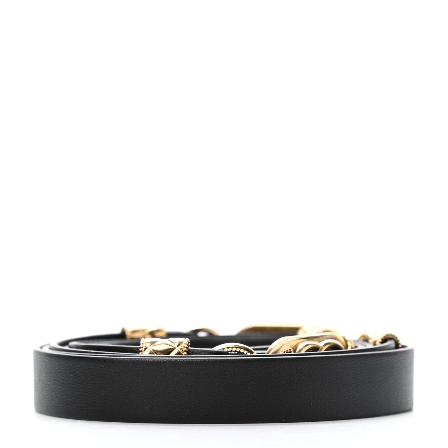 Chanel Lambskin CC Double Belt Black 2 of 3