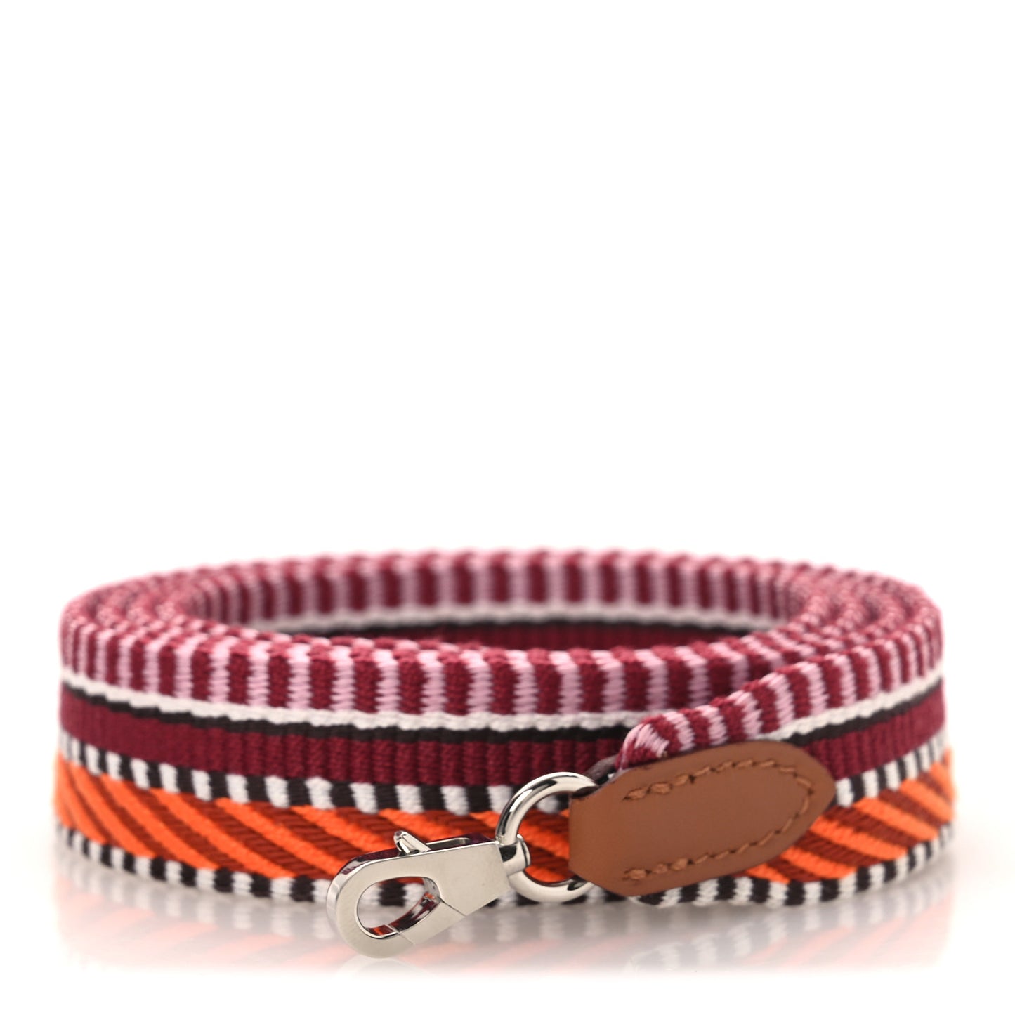 Toile Swift 25mm Sangle Cavale Shoulder Strap Orange Minium Rose Gold