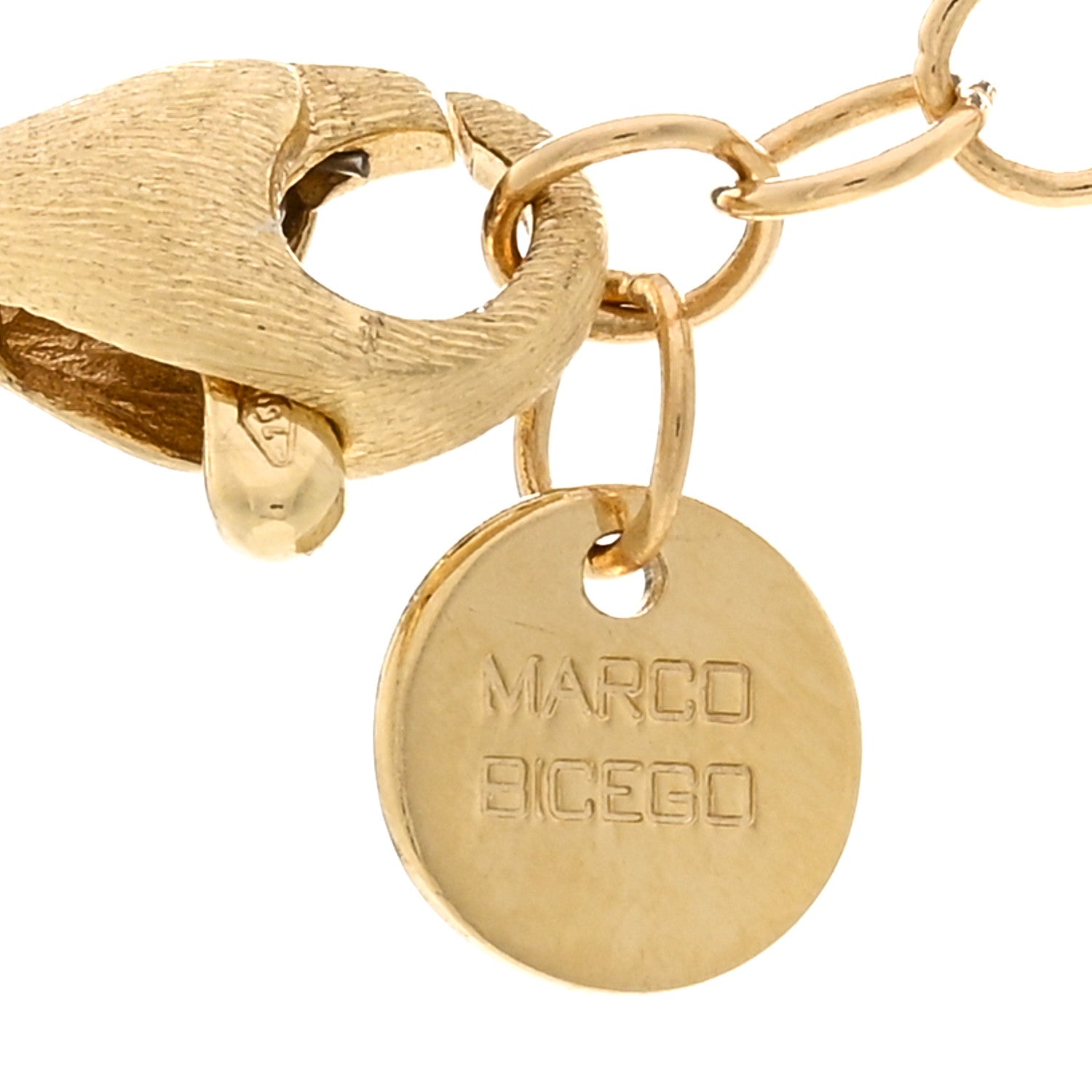 Marco Bicego 18K Yellow Gold Diamond Lucia Pendant Necklace 4 of 4