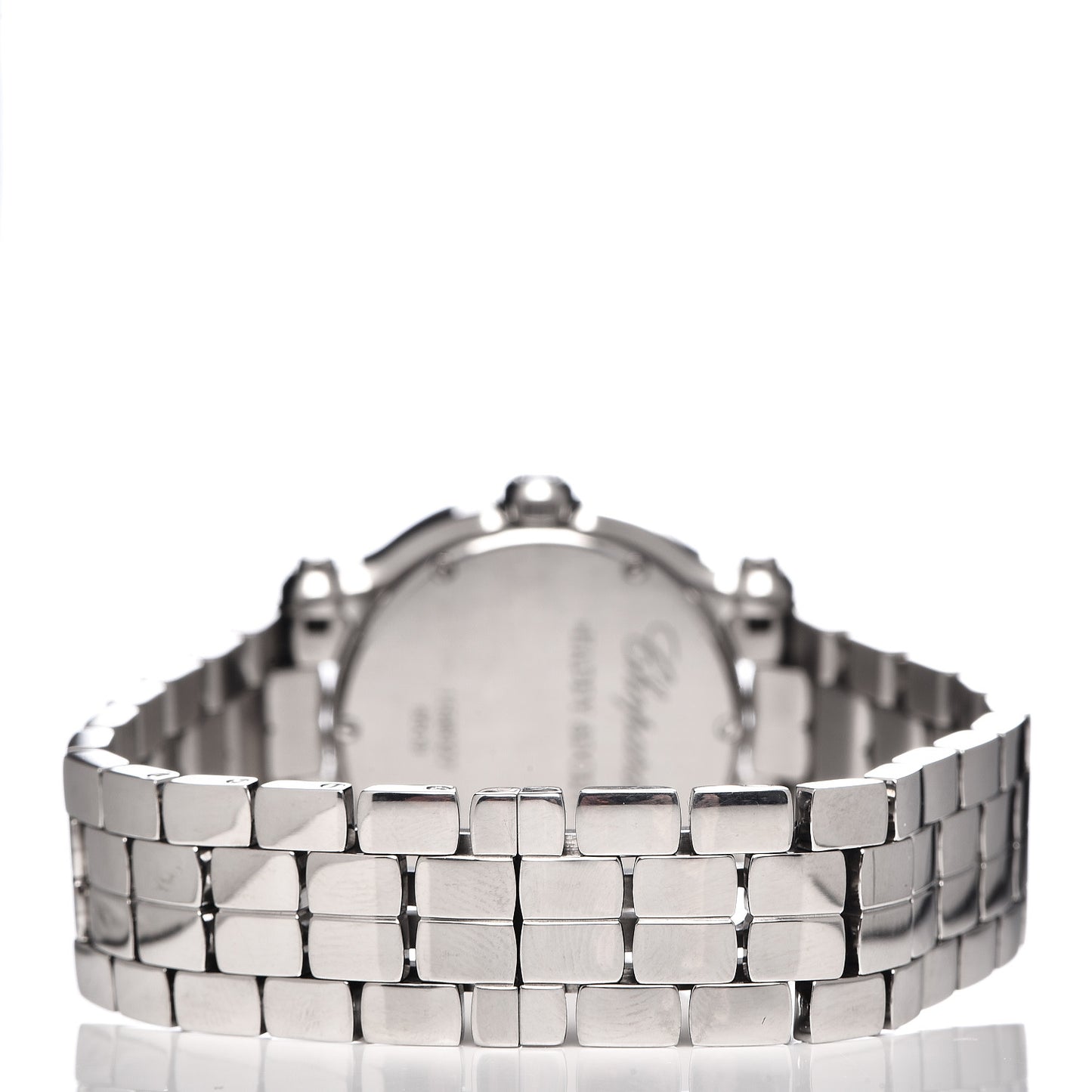 Stainless Steel 5 Diamond 30mm Happy Sport Quartz Watch