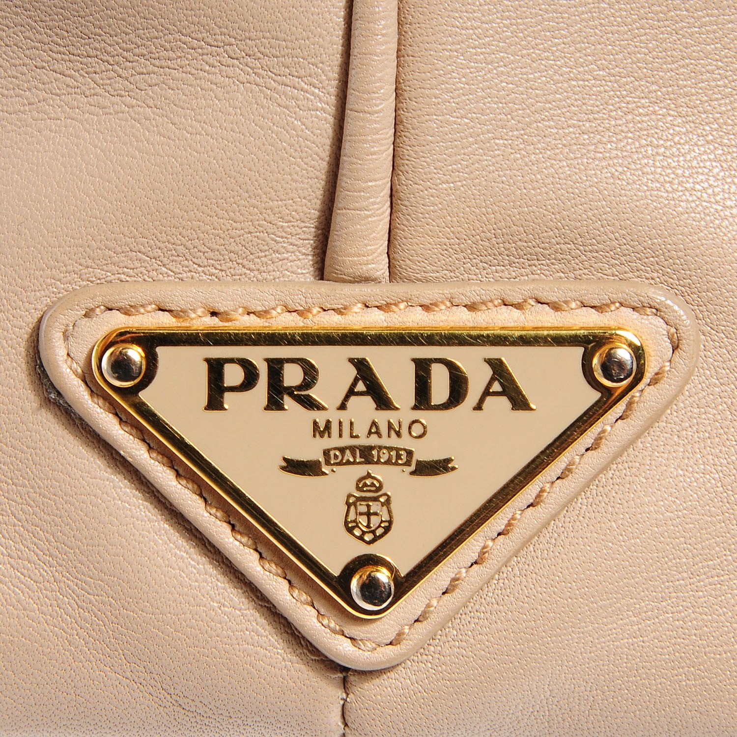 Prada Soft Calf Shoulder Bag Quarzo 9 of 11