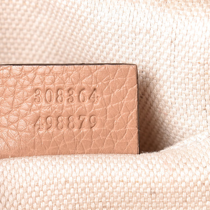 Gucci Pebbled Calfskin Small Soho Disco Bag Rose Beige 7 of 10