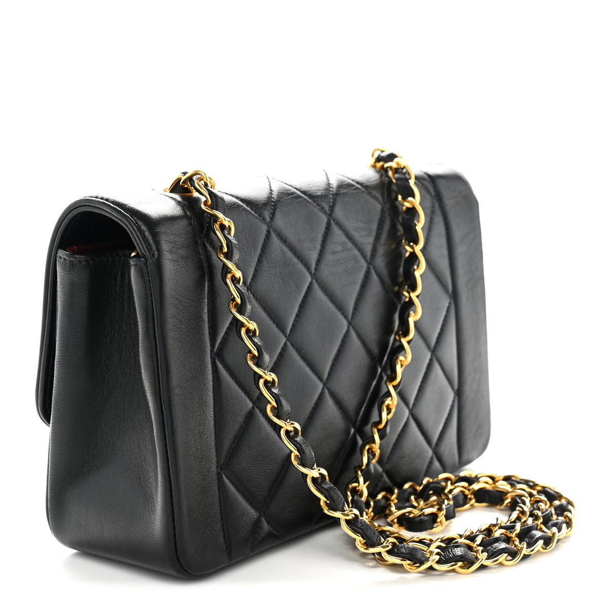 Chanel Lambskin Quilted Small Single Flap Black 3 of 11