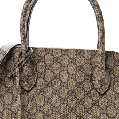 Balenciaga X GUCCI GG Supreme Monogram Medium Ville Top Handle Beige Ebony 7 of 10