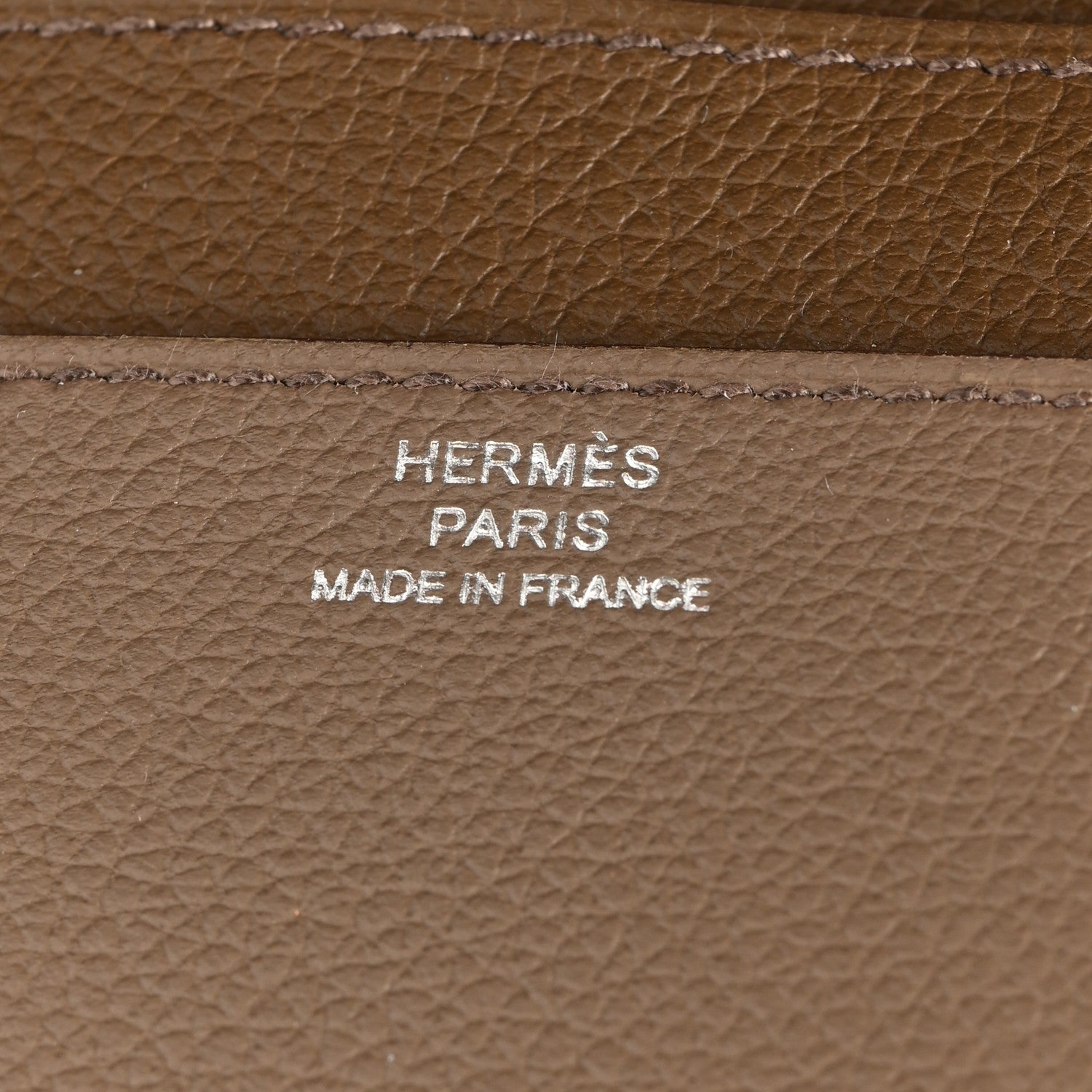 Hermes Evercolor RMS Toutenmain Wallet Etoupe 6 of 8