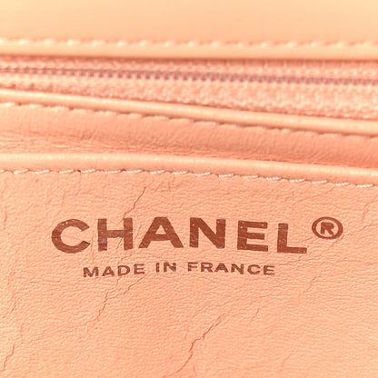 Chanel Lambskin Quilted Mini Rectangular Flap Light Pink 7 of 9