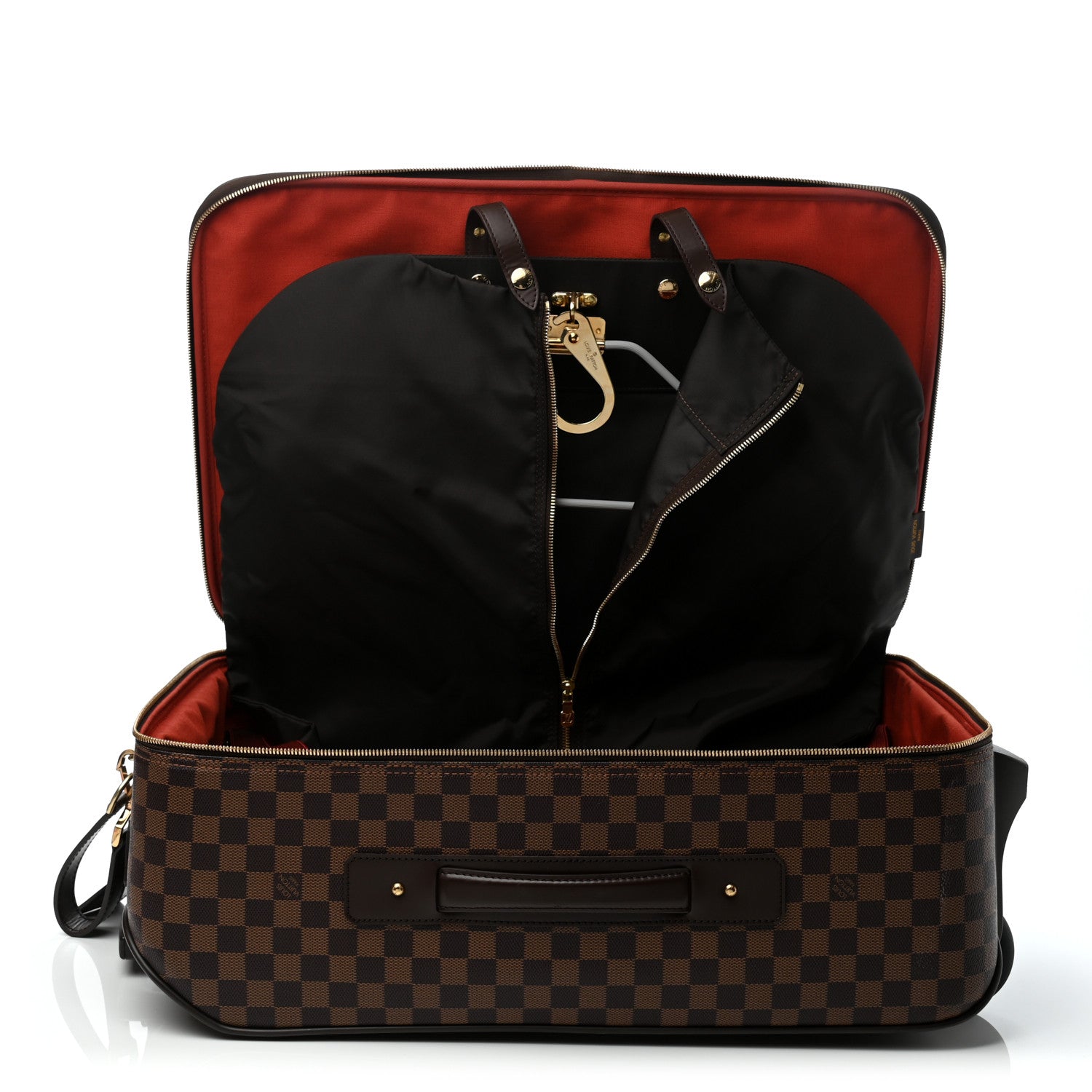 Louis Vuitton Damier Ebene Pegase 55 Rolling Luggage 4 of 8