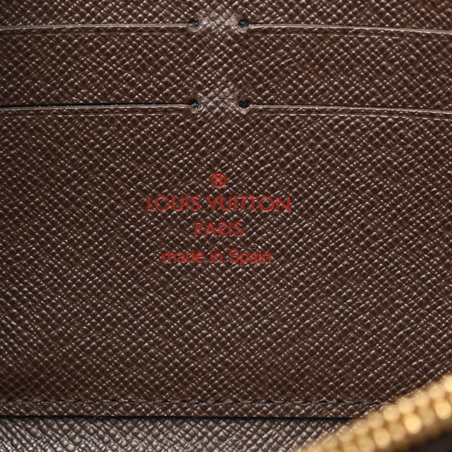 Damier Ebene Zippy Wallet