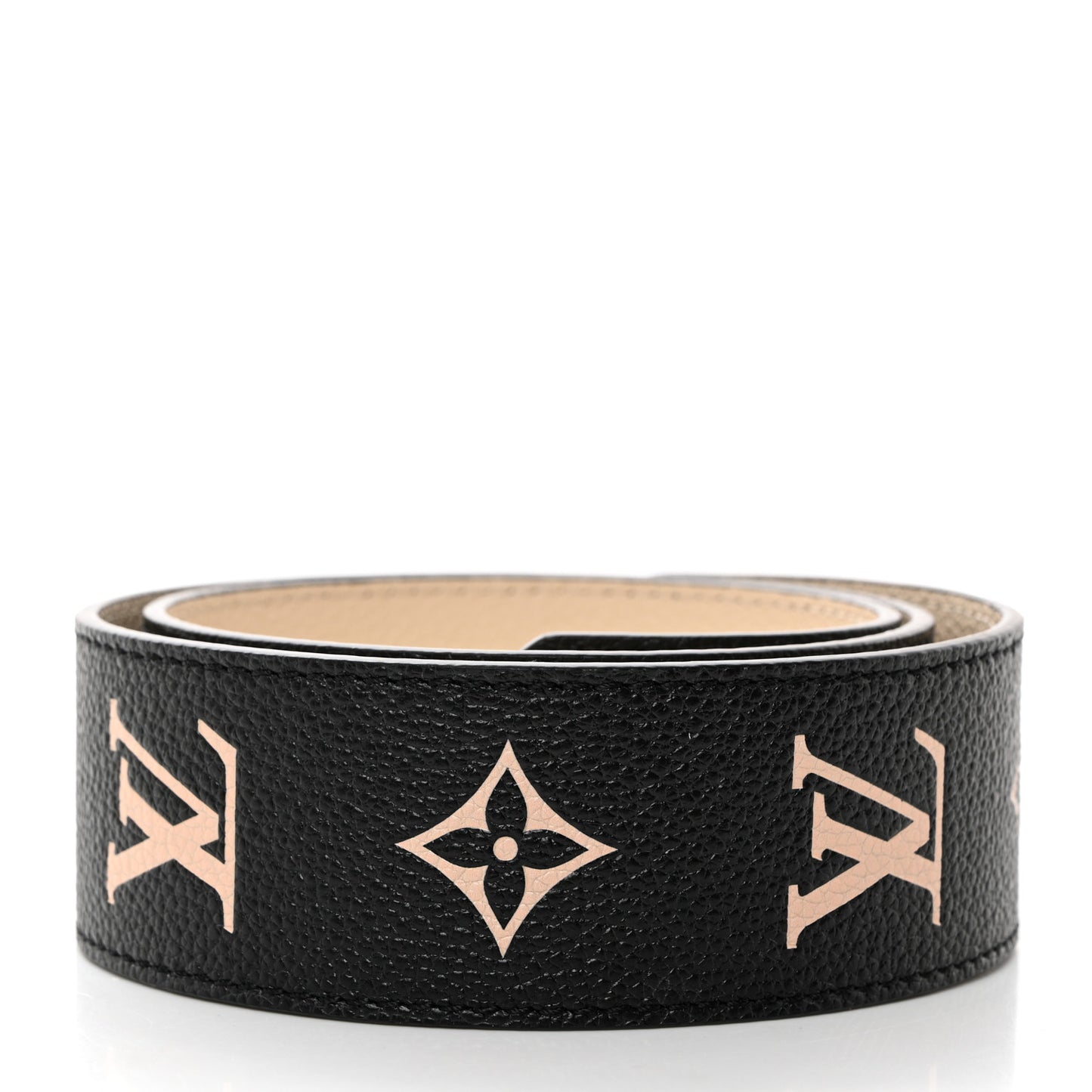 Empreinte Monogram Bandouliere Shoulder Strap Black Beige