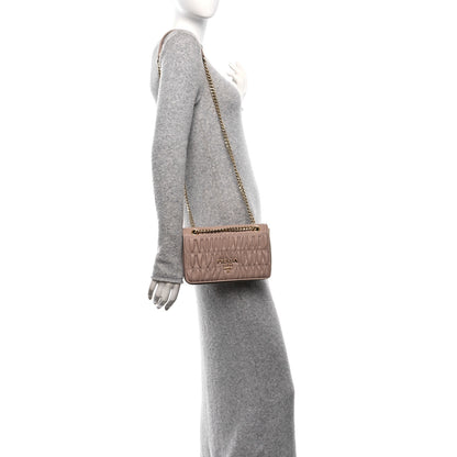 Prada Nappa Gaufre Flap Cipria 2 of 9