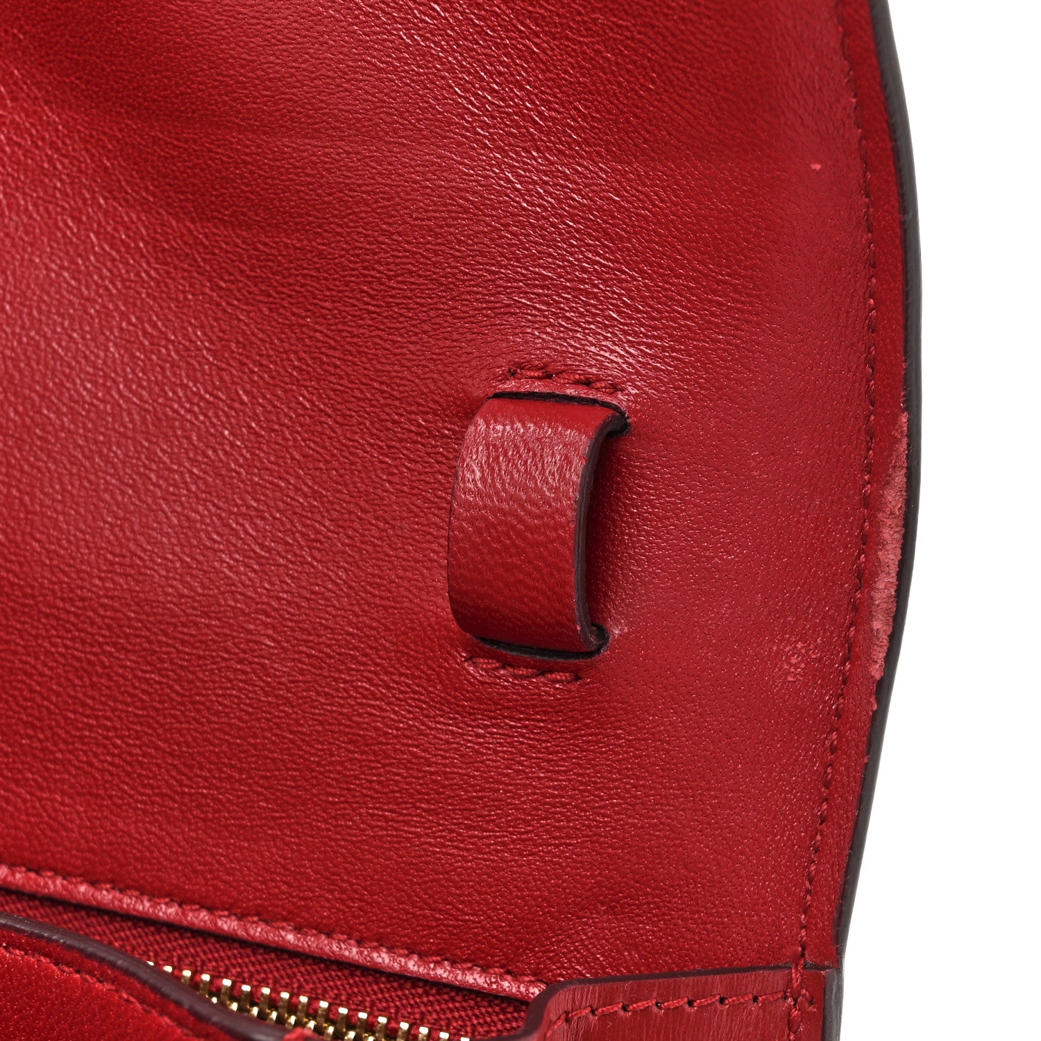 Celine Box Calfskin Small Classic Box Flap Bag Red 13 of 17