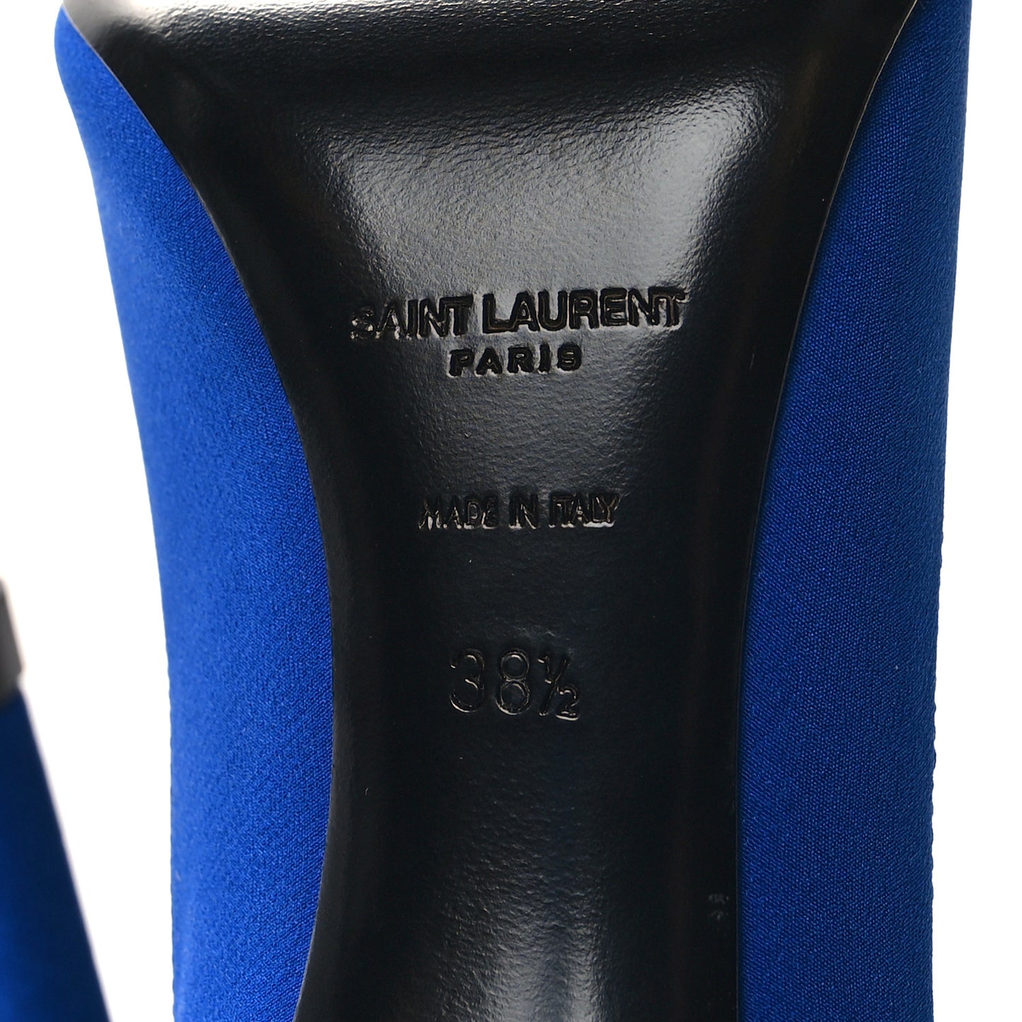 Crepe Satin Zoe 105 Pump 38.5 Picasso Blue