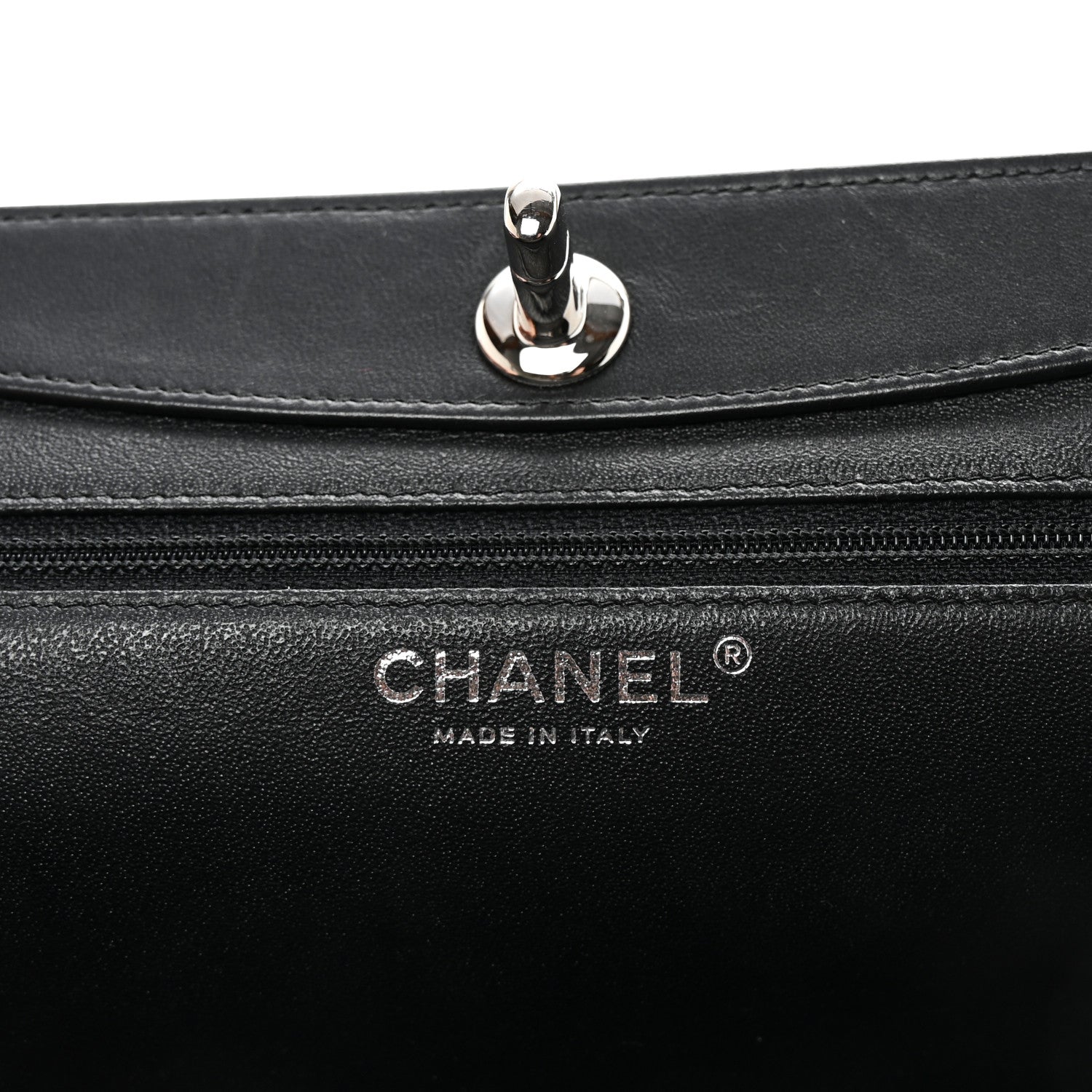 Chanel Lambskin Quilted Clutch Black 6 of 7