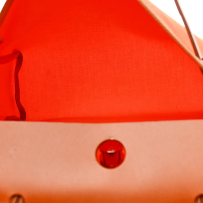 Hermes Vache Hunter Toile Herbag Zip 31 PM Orange 6 of 11
