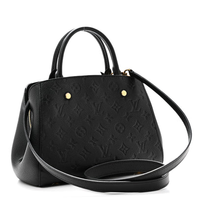 Louis Vuitton Empreinte Montaigne BB Black 3 of 9