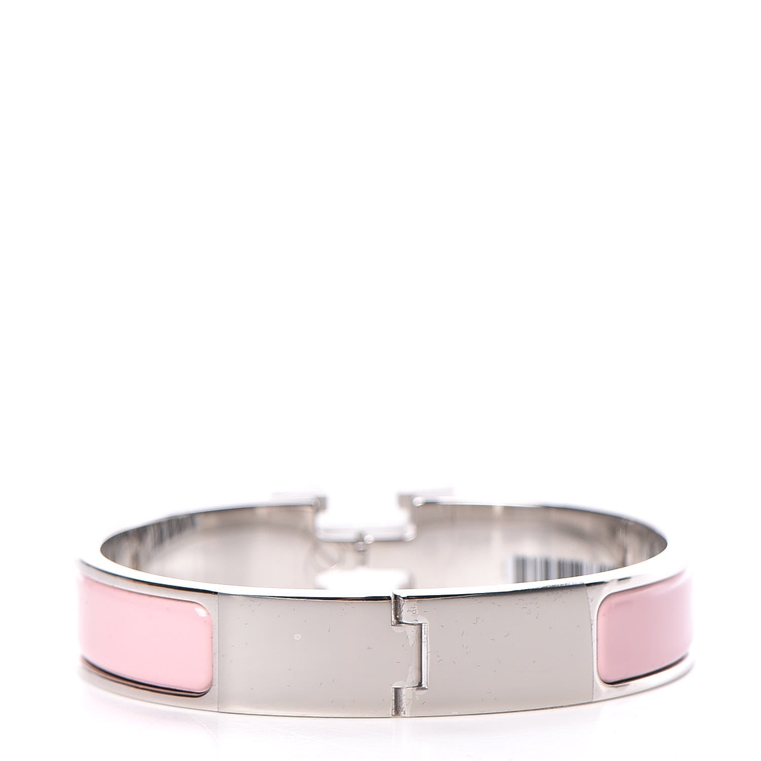 Hermes Enamel Narrow Clic Clac H Bracelet PM Rose Cassata 3 of 6