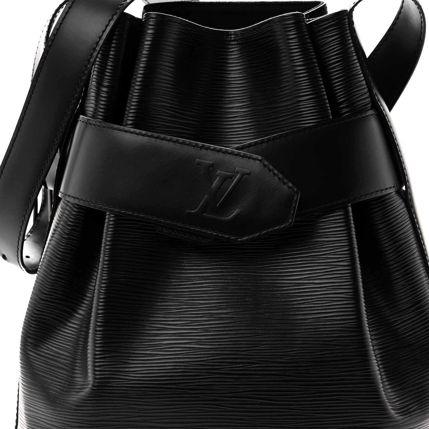 Louis Vuitton Epi Sac D'epaule Black 7 of 9