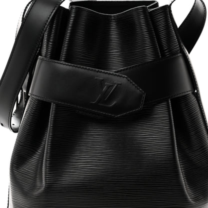 Louis Vuitton Epi Sac D'epaule Black 7 of 9