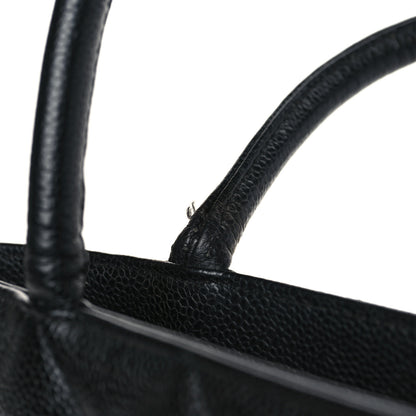 Chanel Caviar Quilted Medallion Tote Black 14 of 15