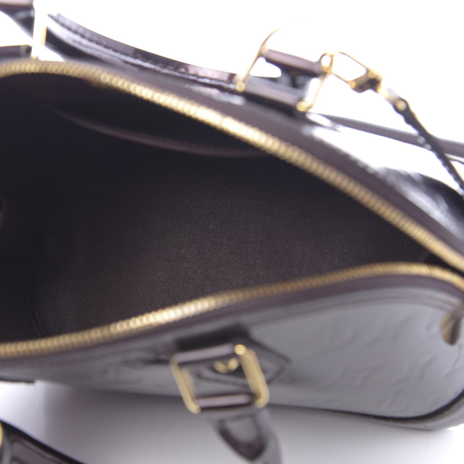 Louis Vuitton Vernis Alma BB Amarante 5 of 9