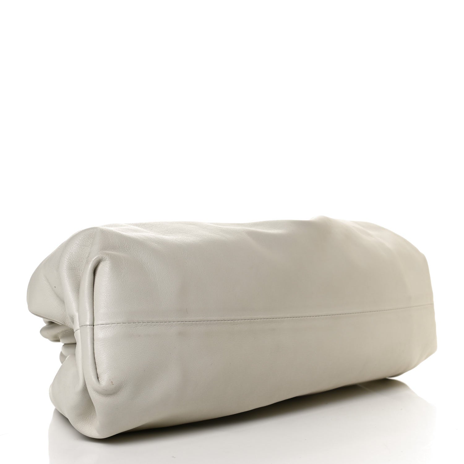 Bottega Veneta Smooth Butter Calf The Pouch Oversized Clutch Mist 4 of 23