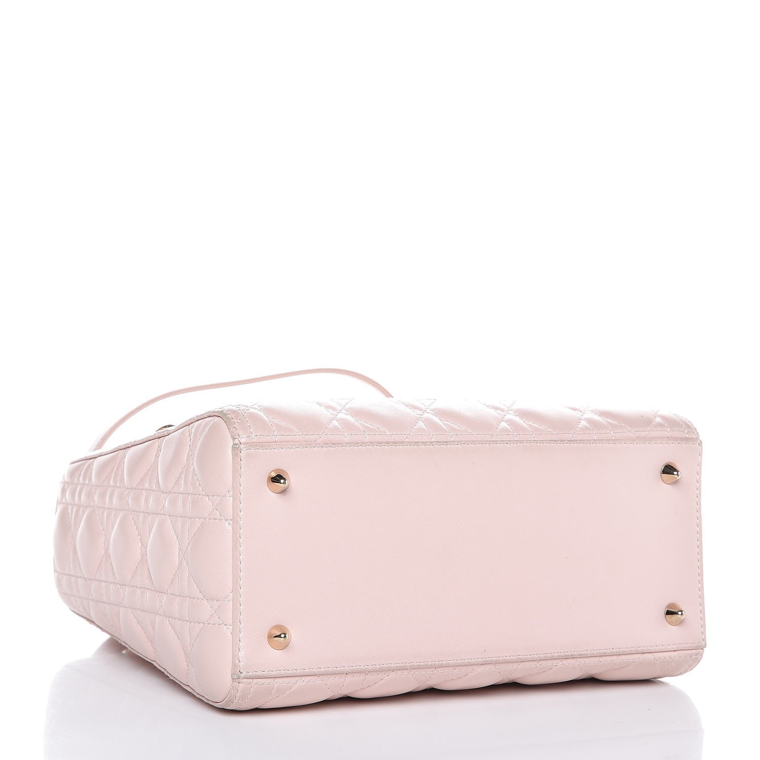 Christian Dior Lambskin Cannage Medium Lady Dior Light Pink 4 of 11