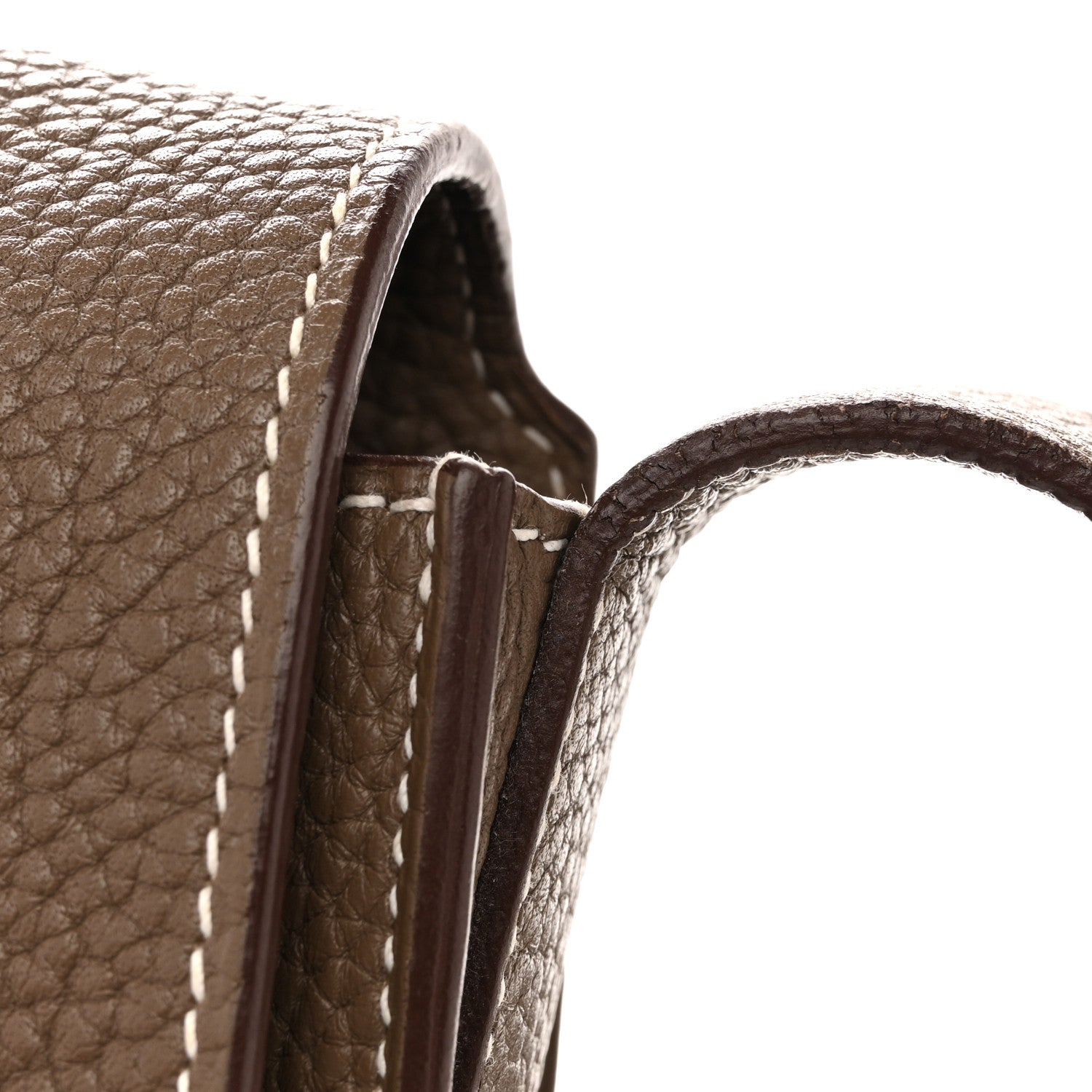 Hermes Taurillon Clemence Steve Pochette Etoupe 11 of 13