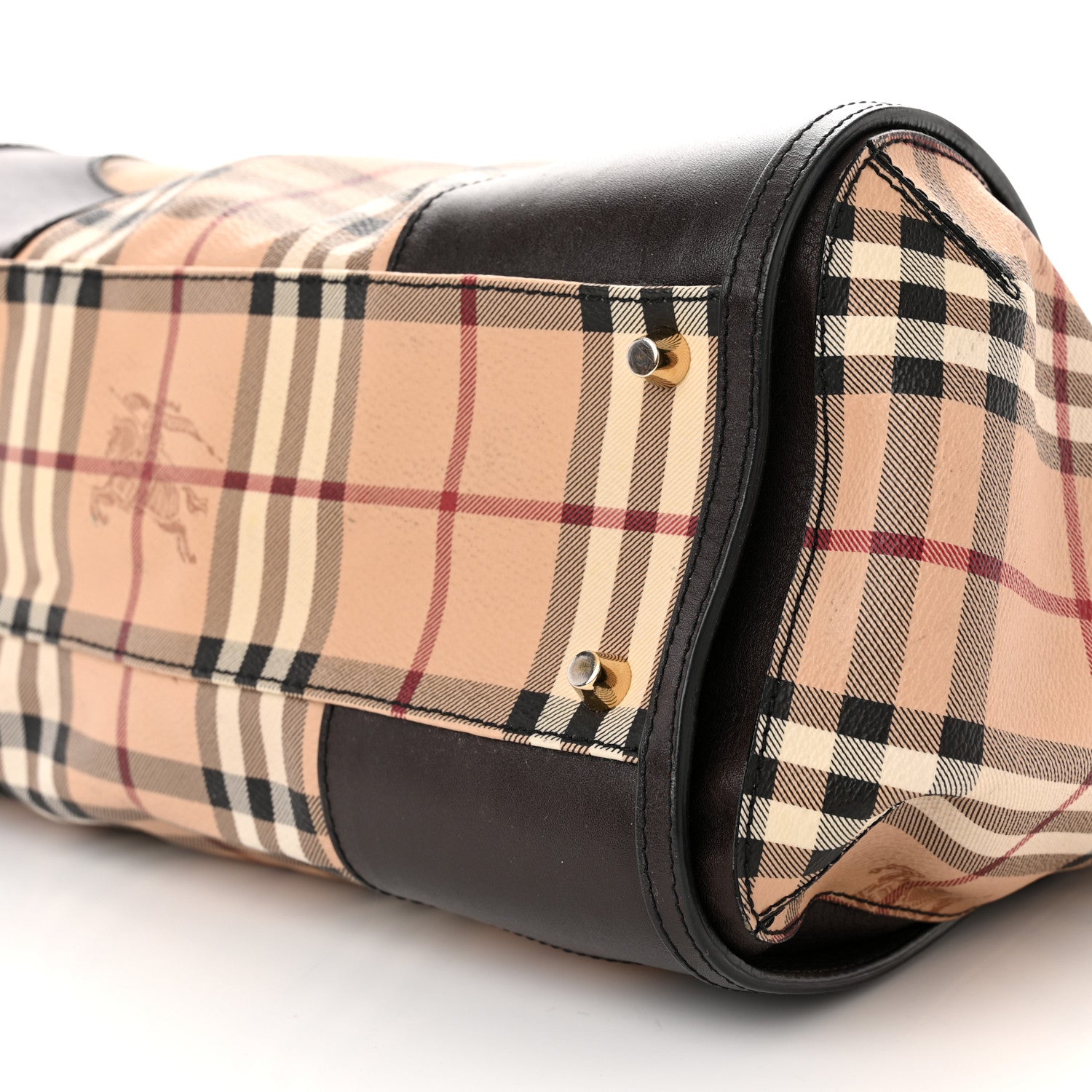 Burberry Haymarket Check Small Gladstone Chocolate 10 of 17