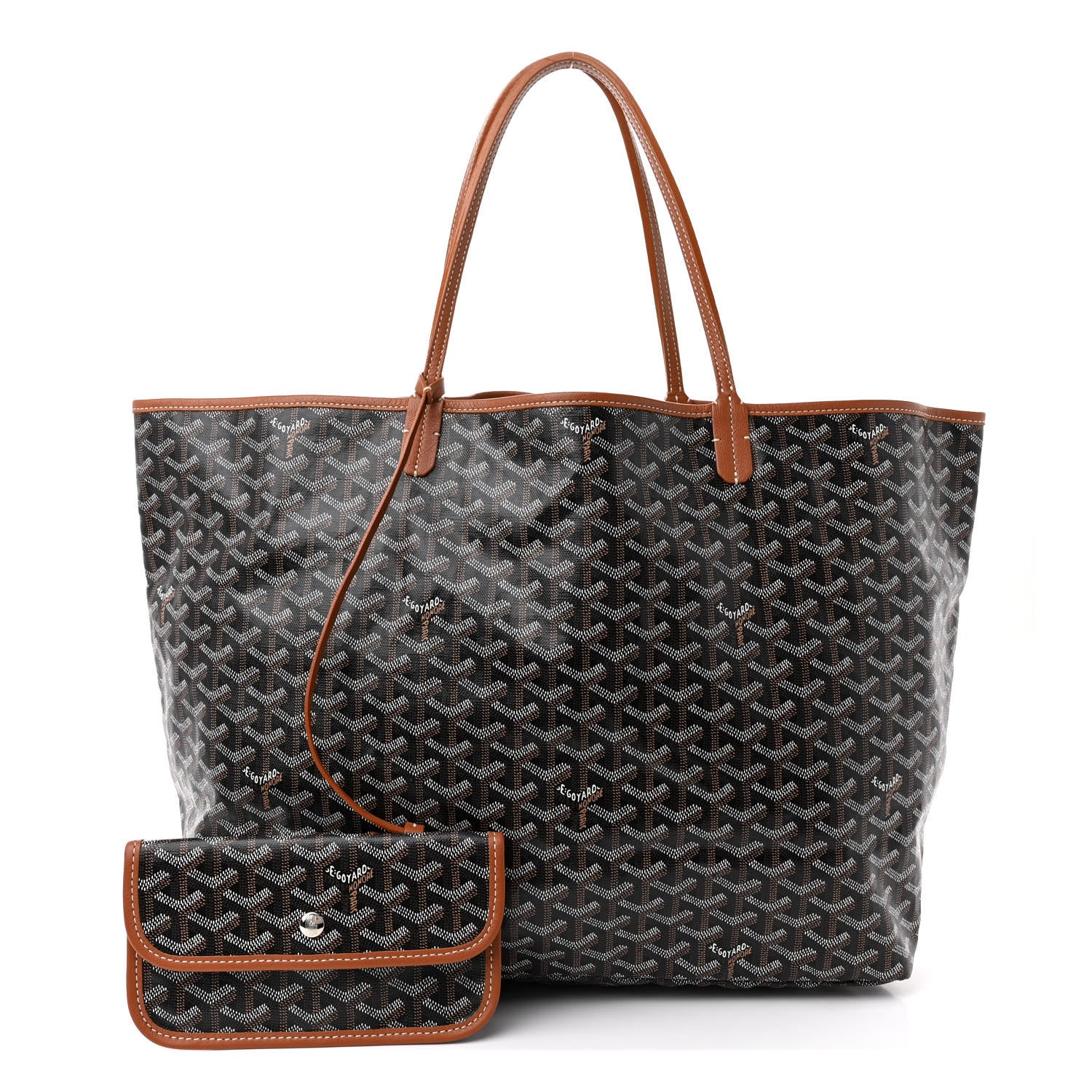 Goyard Goyardine Saint Louis GM Black Gold 3 of 14