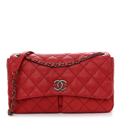 Chanel Calfskin Ultimate Stitch Flap Red 1 of 10