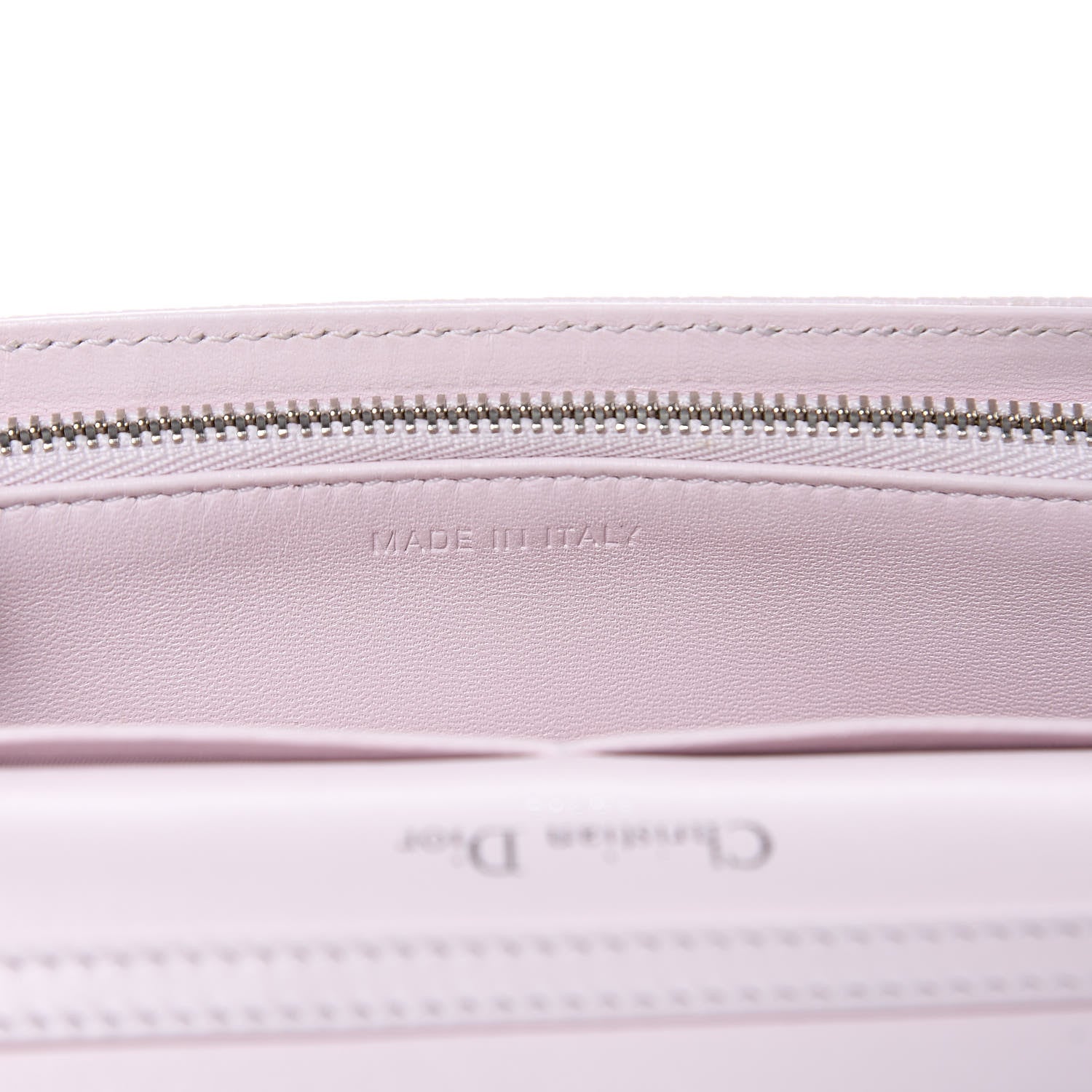 Christian Dior Grained Calfskin Diorama Wallet on Chain Pouch Rose Poudre 7 of 11