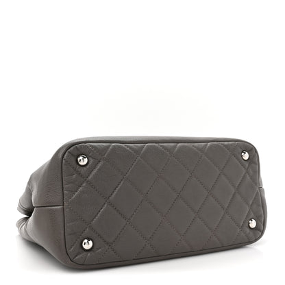 Chanel Caviar Timeless CC Soft Tote Dark Grey 4 of 18