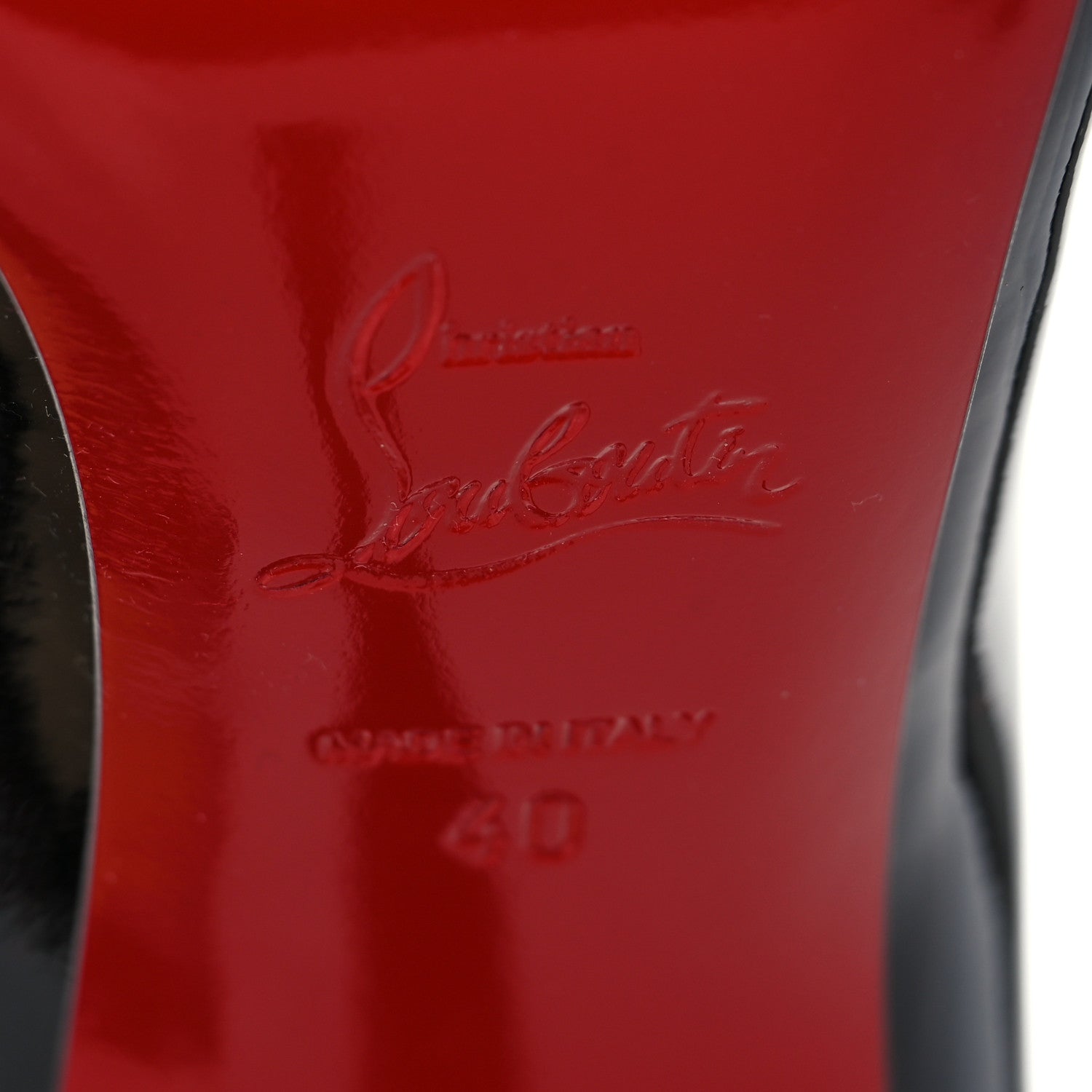 Christian Louboutin Patent Pigalle Follies 100 Pumps 40 Black 7 of 9
