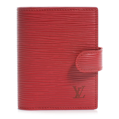 Louis Vuitton Epi Mini Agenda Rouge 1 of 8