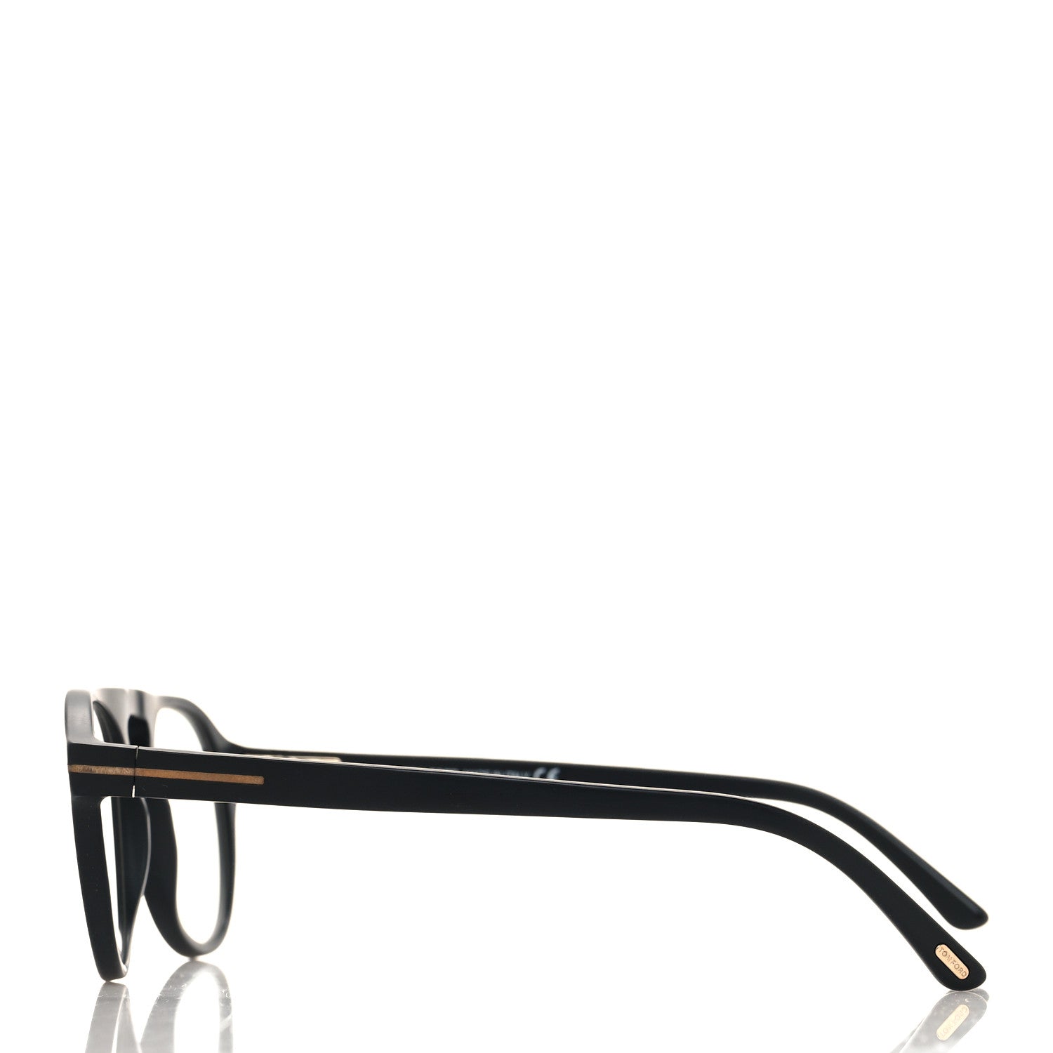 Tom Ford Clip On Aviator Sunglasses TF5533-B Black 5 of 10