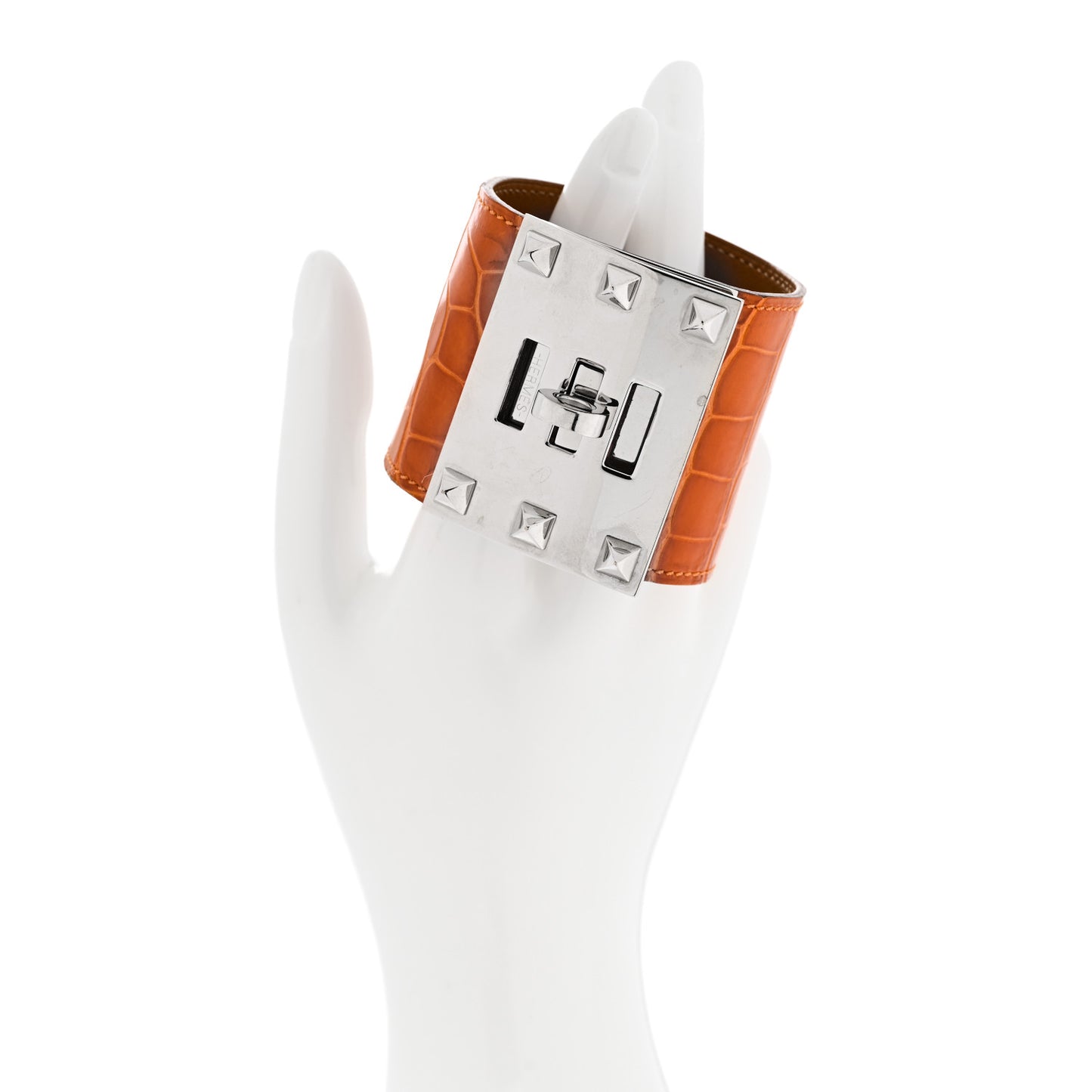Matte Alligator Kelly Dog Extreme Bracelet S Orange