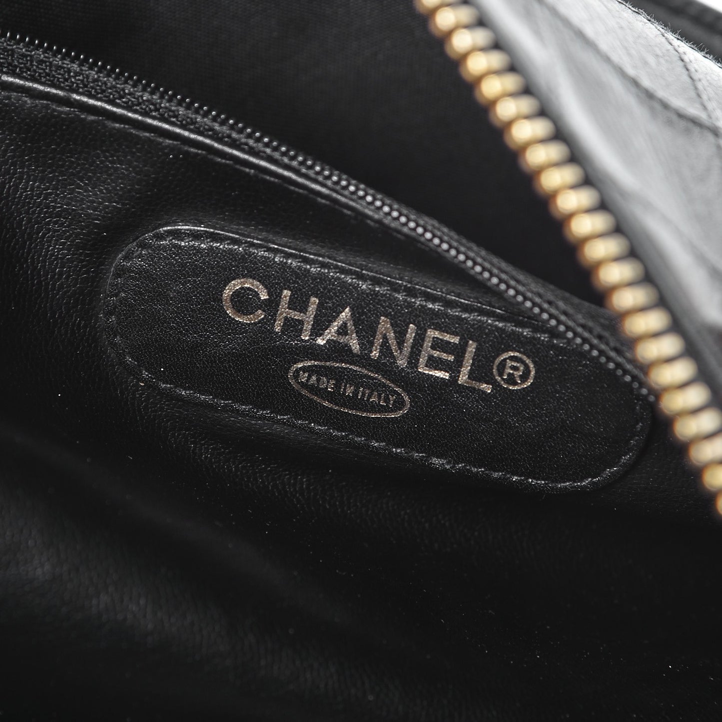 Calfskin Stitched Duffel Bag Black