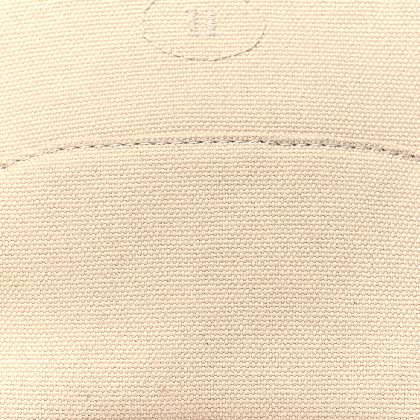 Cotton Canvas Mini Mini Bolide Travel Cosmetic Pouch Natural
