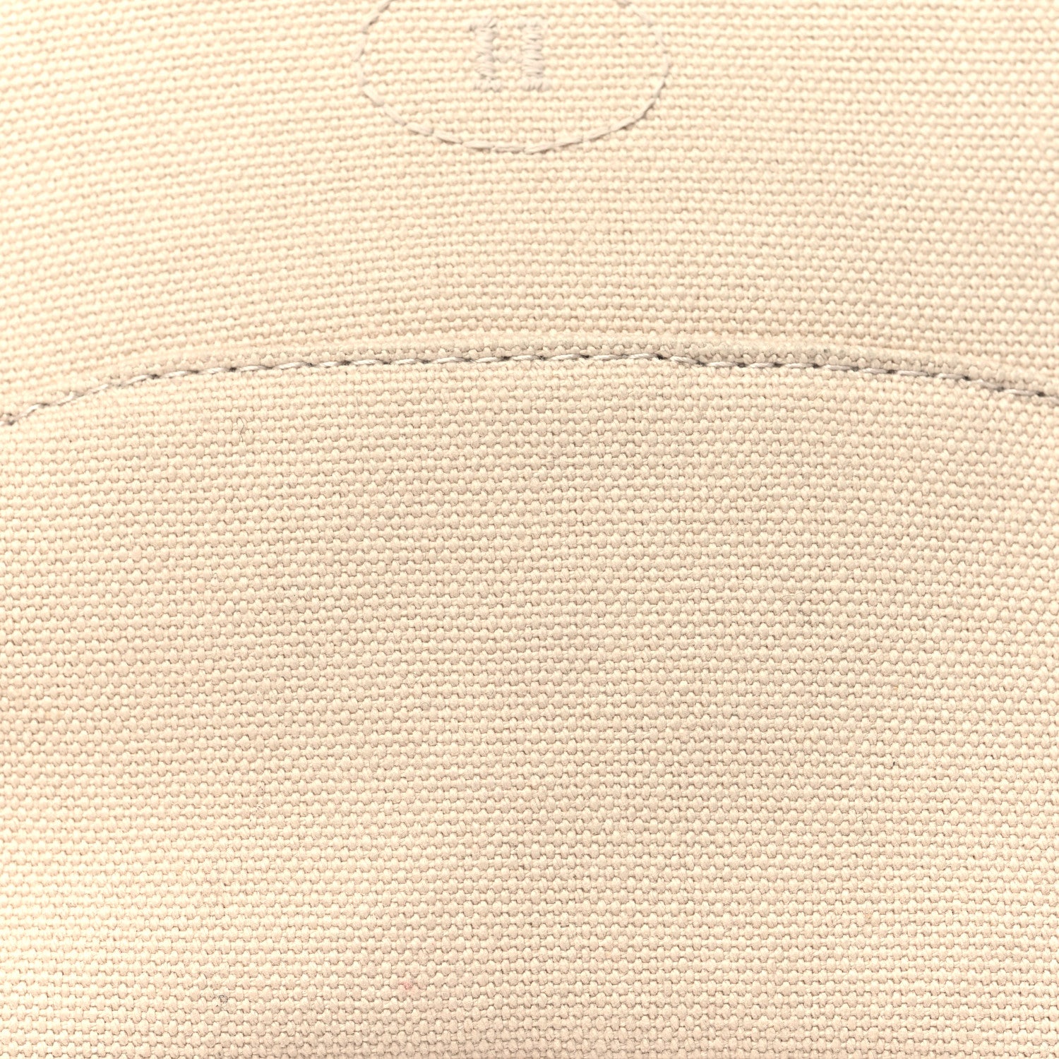 Hermes Cotton Canvas Mini Mini Bolide Travel Cosmetic Pouch Natural 7 of 9