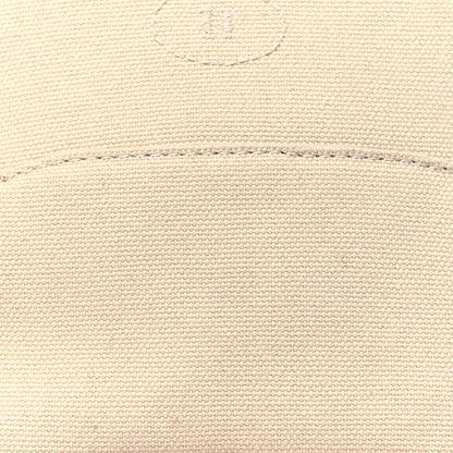 Hermes Cotton Canvas Mini Mini Bolide Travel Cosmetic Pouch Natural 7 of 9