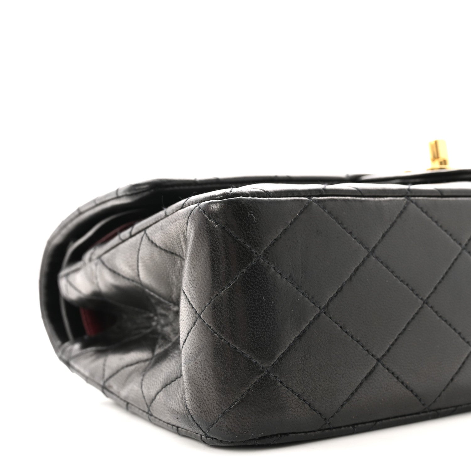 Chanel Lambskin Quilted Small Double Flap Black 9 of 10