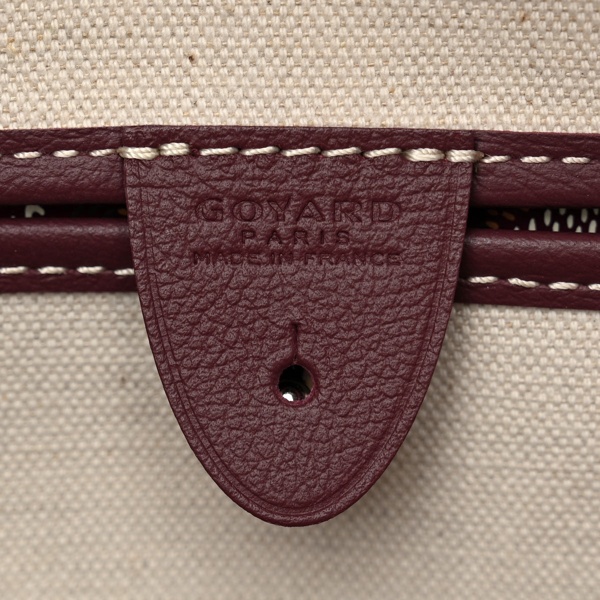 Goyard Goyardine Artois MM Burgundy 5 of 9