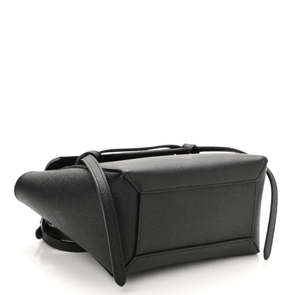 Celine Grained Calfskin Nano Belt Bag Black 4 of 10