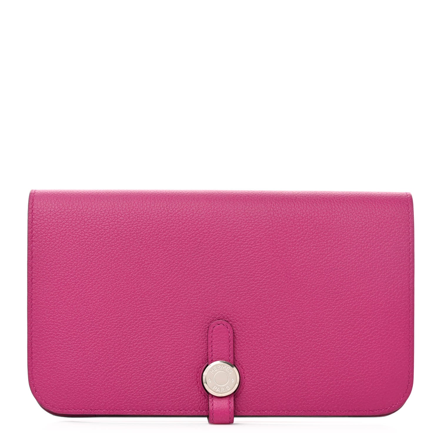 Hermes Evercolor Dogon Duo Wallet Rose Pourpre 1 of 10