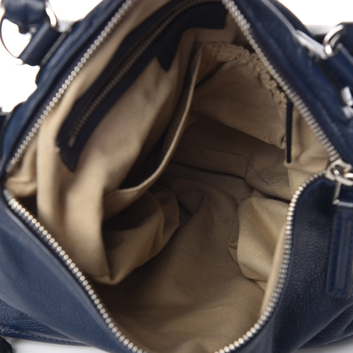 Sugar Goatskin Medium Pandora Navy