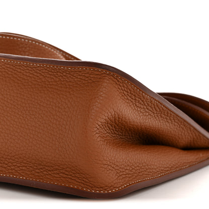 Hermes Taurillon Clemence Halzan 31 Gold 19 of 23