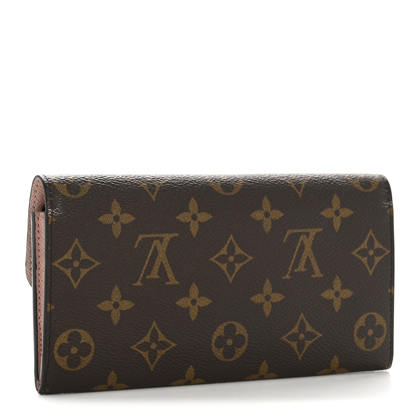 Monogram Emilie Wallet Rose Ballerine