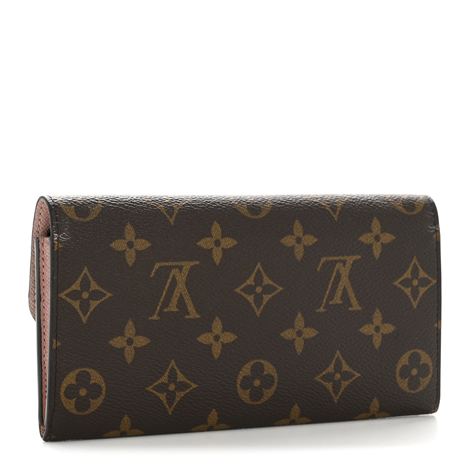 Louis Vuitton Monogram Emilie Wallet Rose Ballerine 3 of 12