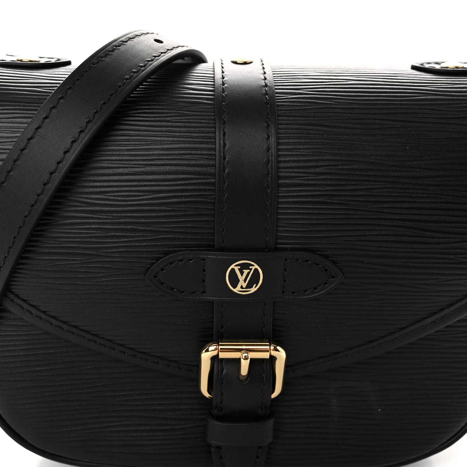 Louis Vuitton Epi Saumur BB Black 7 of 9