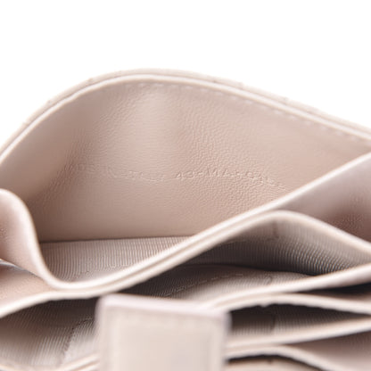 Christian Dior Lambskin Cannage Lady Dior 5-Gusset Card Holder Light Pink 7 of 11